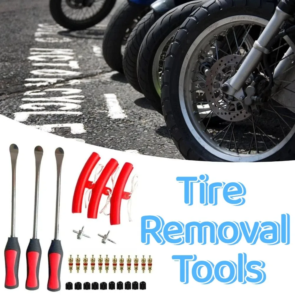 

High Strength Tire Changing Lever Efficient Carbon Steel Tire Removal Tools Easy To Grip Professional Tire Levers Spoon