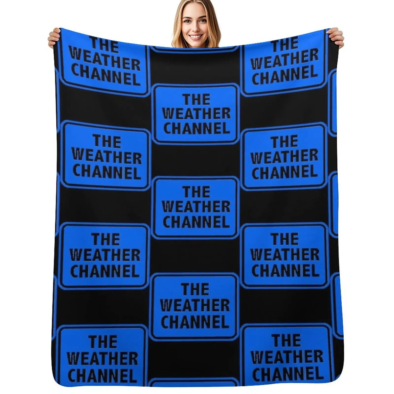 The weather channel Throw Blanket Multi-Purpose halloween cosplay anime warm winter Flannel Fabric Sofa Throw Blankets