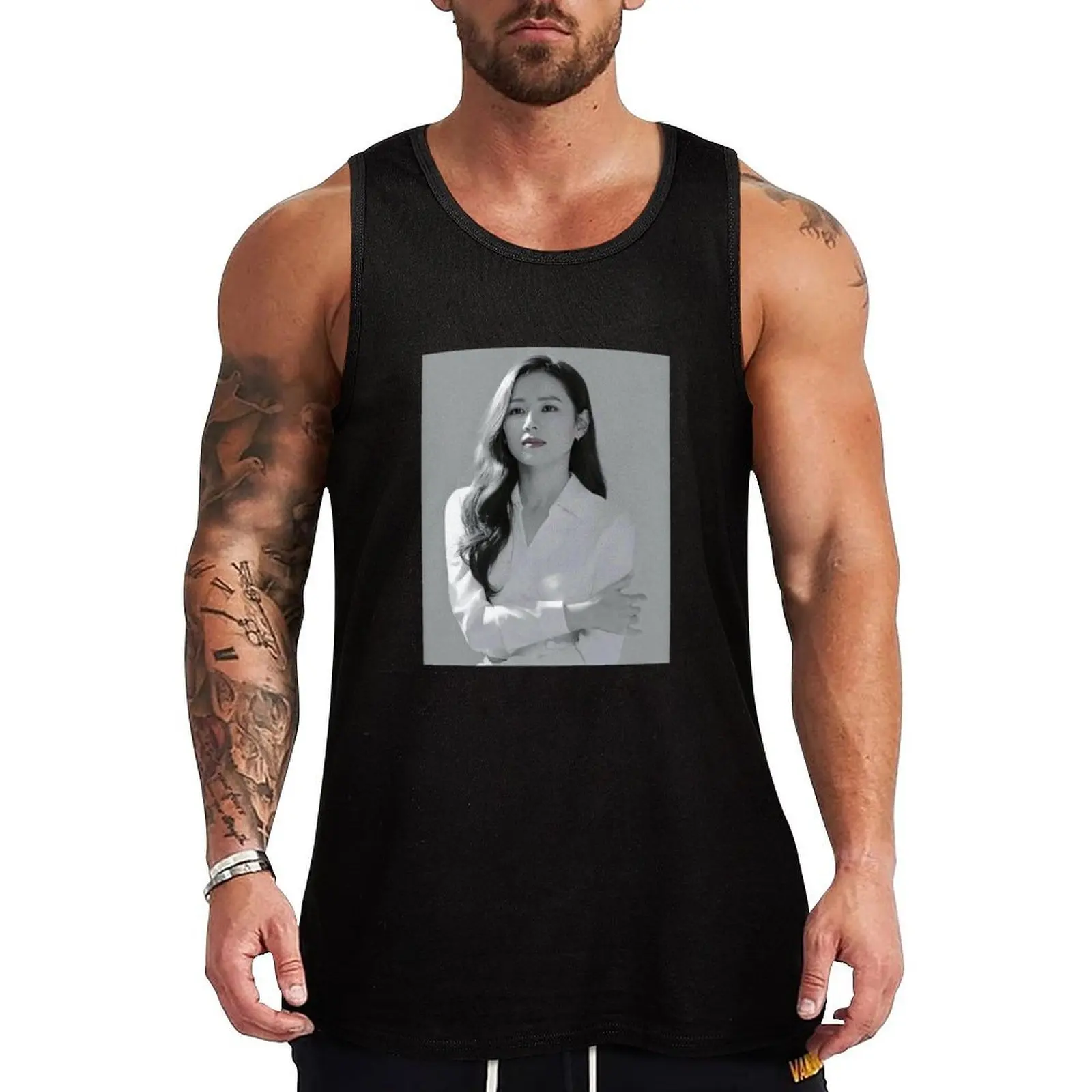 

Son Ye Jin Tank Top Men's sports t-shirt Sleeveless top sleeveless t-shirts for men
