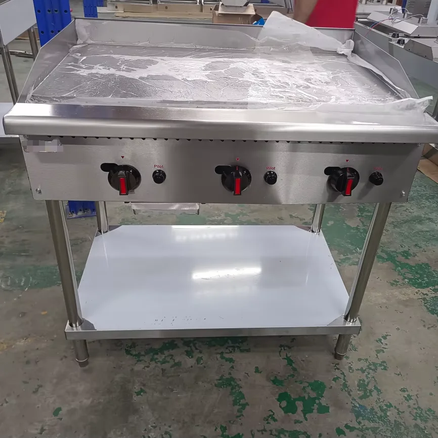 

Hotel Restaurant Kitchen Stainless Steel Flat Hot Plates Commercial Griddle with 19mm thickness Hot Plate