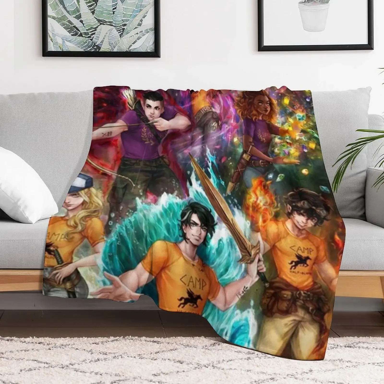 Heroes of Olympus Poster Throw Blanket Plaid on the sofa christmas decoration Blankets