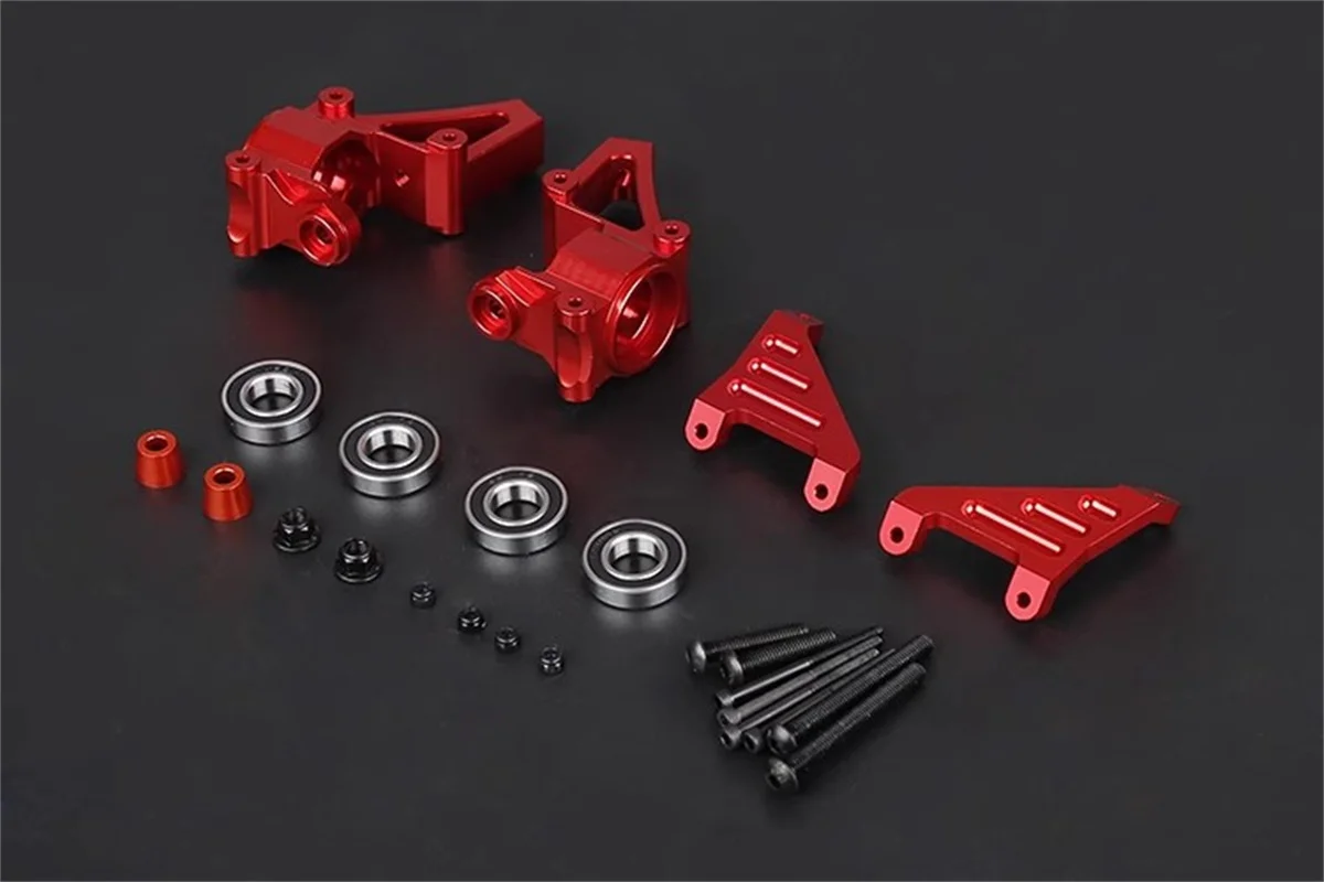 ROFUN  BAHA CNC metal front wheel bearing seat kit is suitable for HPI BAJA 5B upgraded parts