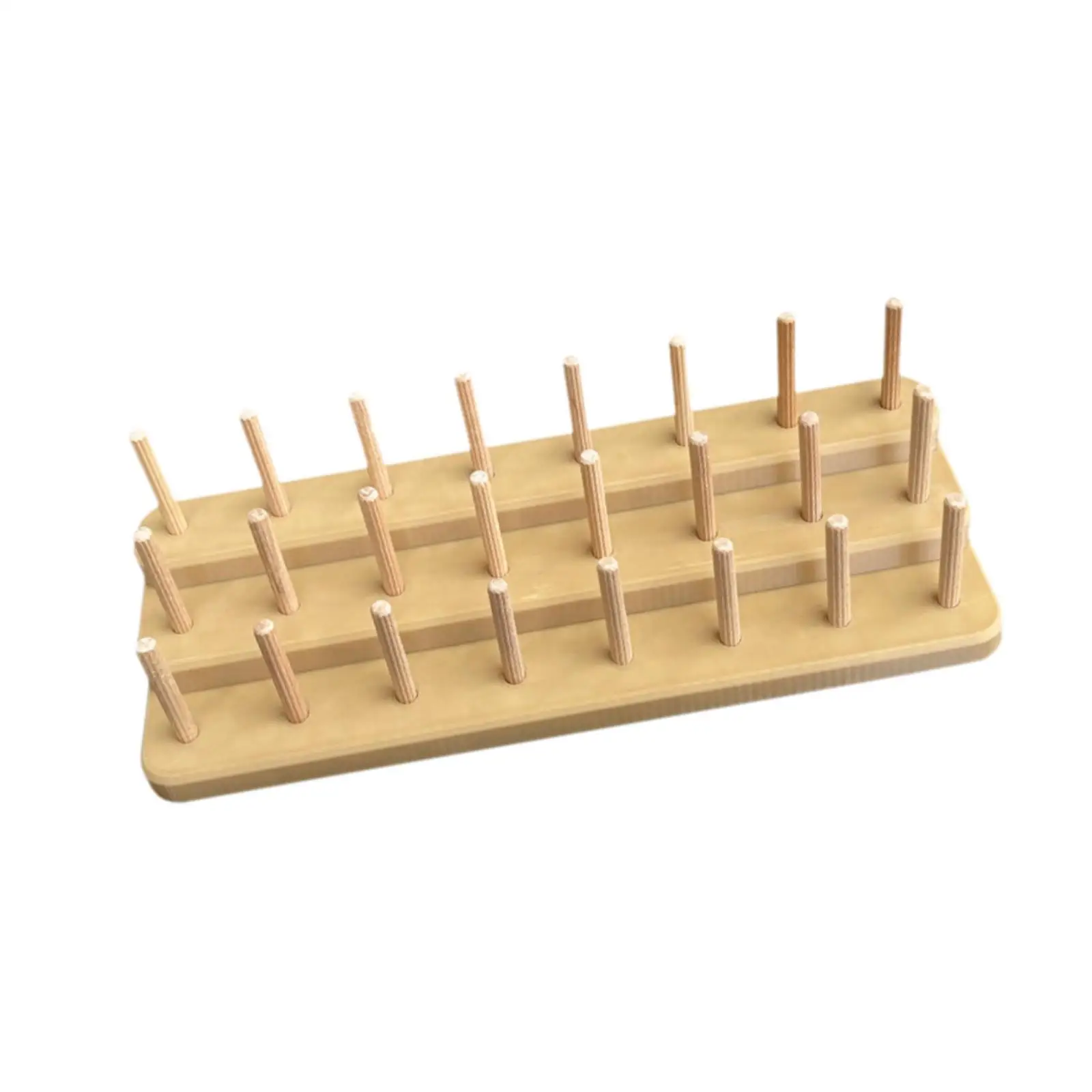 

Fly Tying Thread Spool Stand Sturdy Spool Holder Portable 24 Spools Capacity