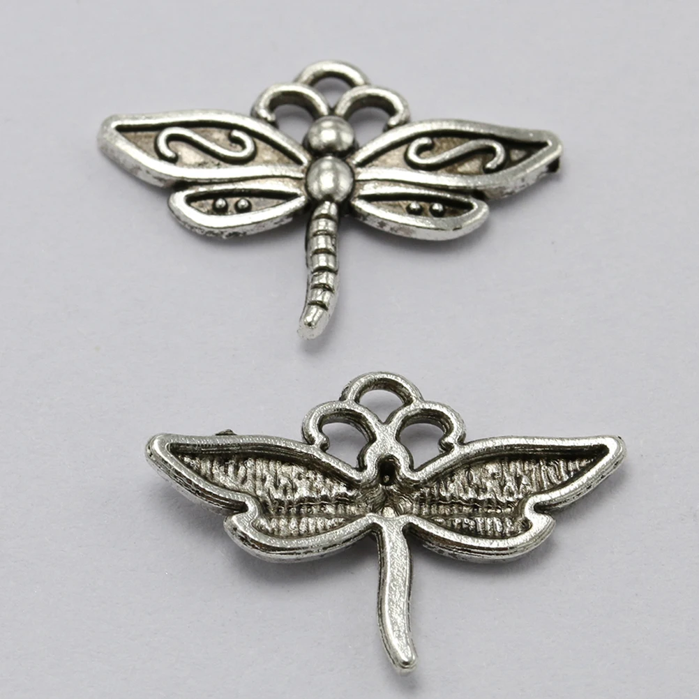 

20 PCS Necklace Pendant Jewelry Making Pendants DIY Charm Dragonfly for Vintage