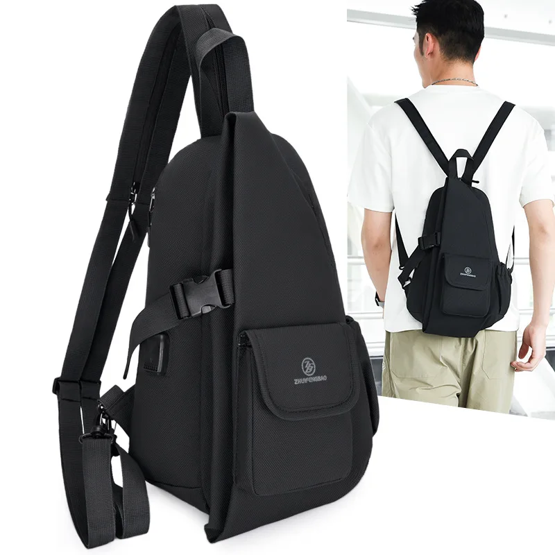 

Brand Men Shoulder Chest Bag Fashion Man Sling Crossbody Bags for Male Multifunctional Backpack Handbag Travel Sports Fashion
