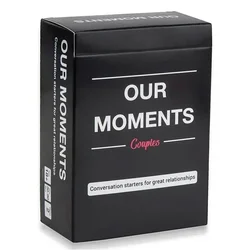 OUR MOMENTS Couples Card Game Conversation Starters for Great Relationship Board games