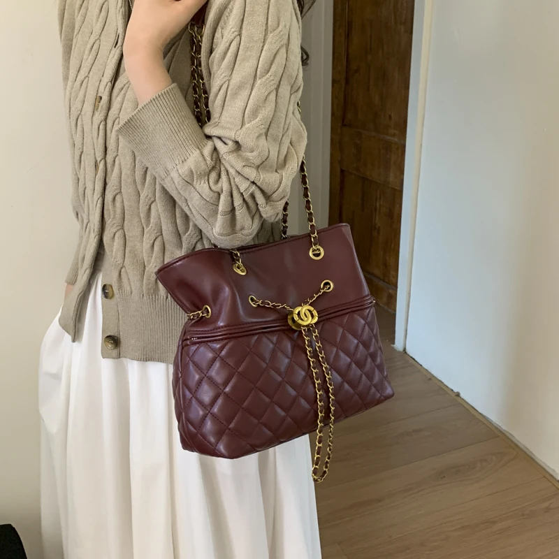 

Trendy-sleek 2025 New Ladies Luxury Brand Leather Shoulder Bag Famous Designer Popular Classic Casual