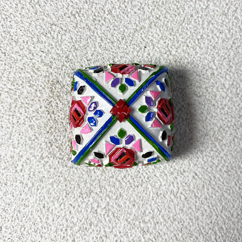 

Xinjiang Tourism Souvenir Uyghur Ethnic Creative Flower Hat 3D Home Decor Craft Gift