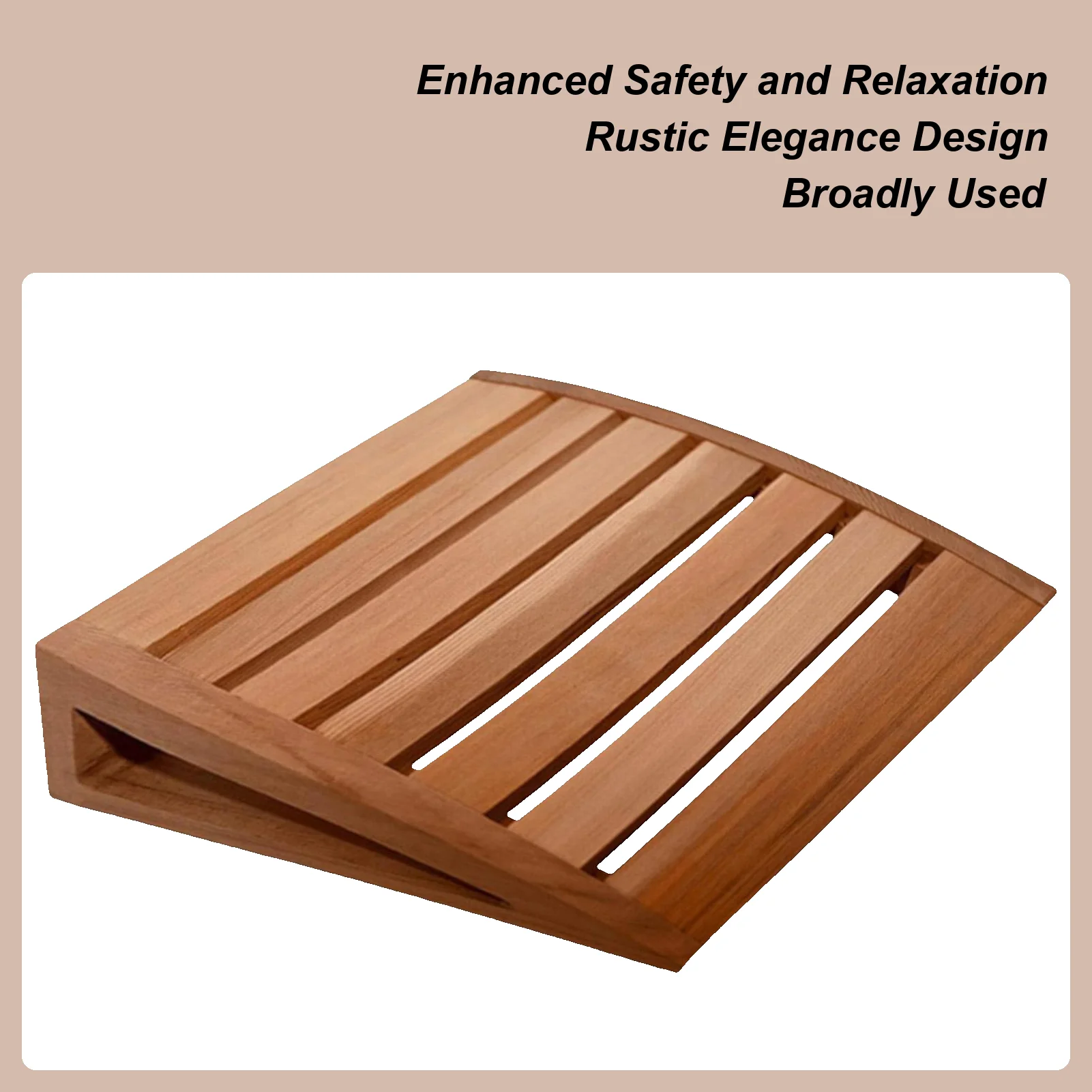 

Подушка для подголовника сауны из натурального дерева, нескользящая эргономичная подушка для спины подголовника сауны для домашней комнаты, коммерческого отдыха, расслабления