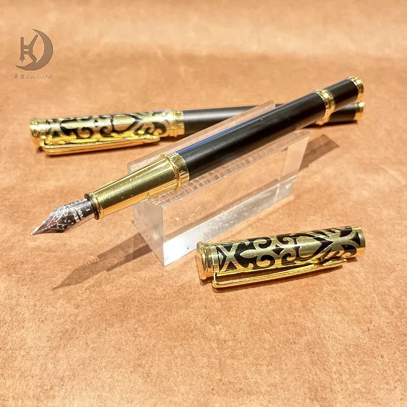 

JD 134 Fancy Writing Unique Design Metal Foutnain Pen,Nice Pen for Birthday Gift,Executive Gift