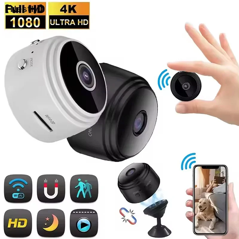 A9 Mini Camera WiFi Wireless Monitoring Security Protection Remote Monitor Camcorders Video Surveillance Smart Home〔Nest〕