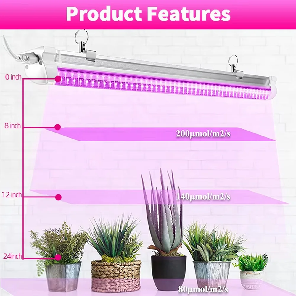 Full Spectrum Light Emitting Diode Grow Light T8 T5 Tube Stick 60Cm 90Cm 120Cm Plant Zaailing Kas Indoor Plant Lights