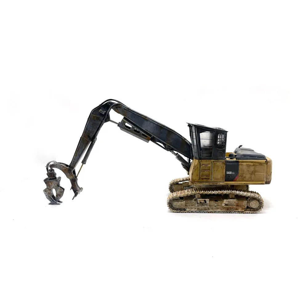 

1/50 Scale Alloy 568LL Forestry Machine Muddy Edition Boy birthday gift toy scene decoration engineering vehicle model TR40002