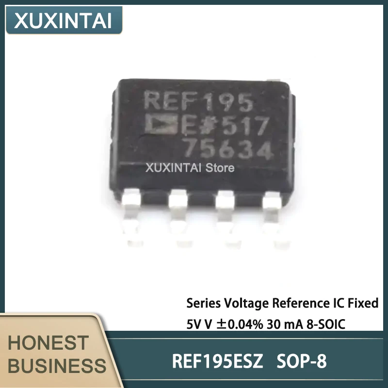 5Pcs/Lot   New Original  REF195ESZ  REF195  Series Voltage Reference IC Fixed 5V V ±0.04% 30 mA 8-SOIC