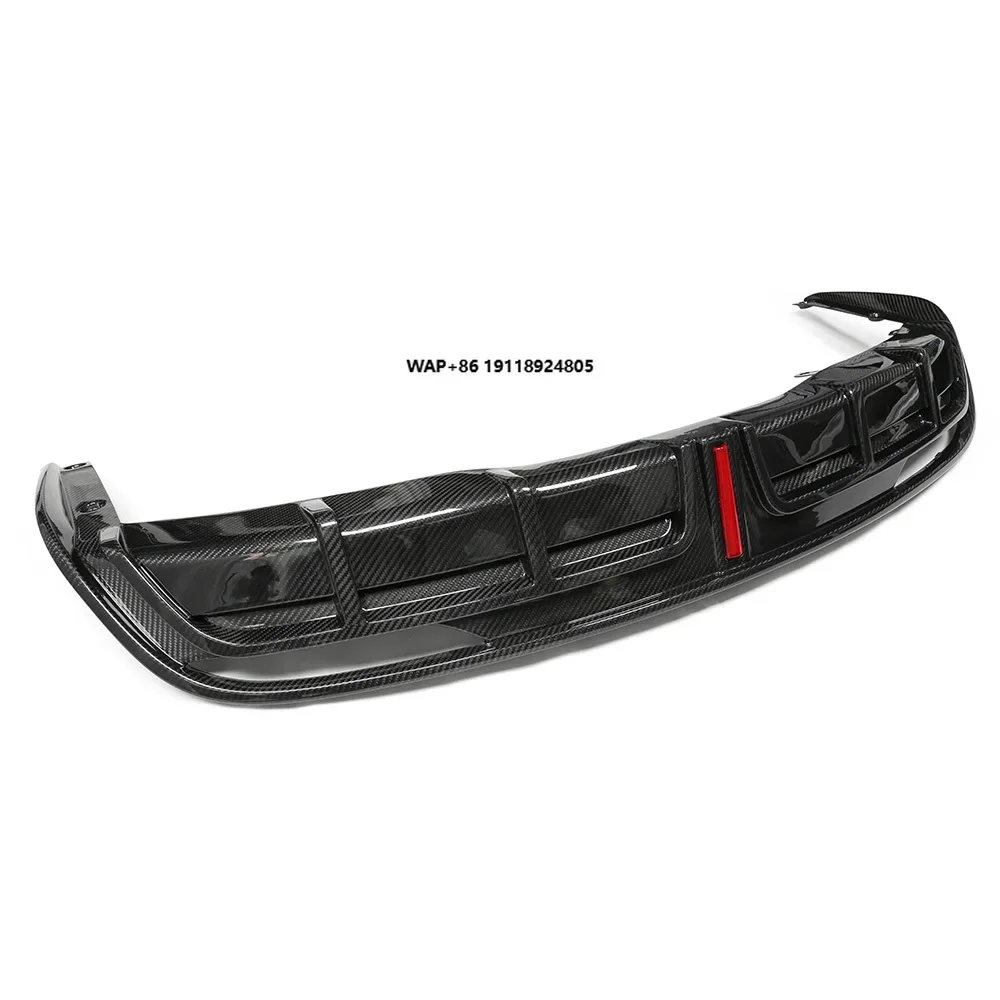 

Dry Carbon Fiber Rear Diffuser With LED a Style for MODEL 3 2024+ Body Kit