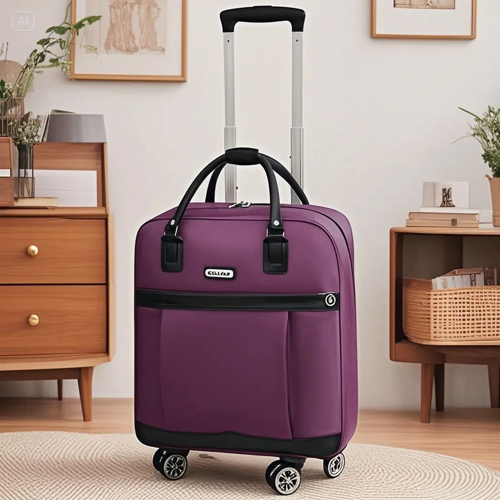 large-capacity-oxford-cloth-women's-luggage-bag-with-handle-short-trip-handheld-travel-bag-wheel-universal-carryon-bag