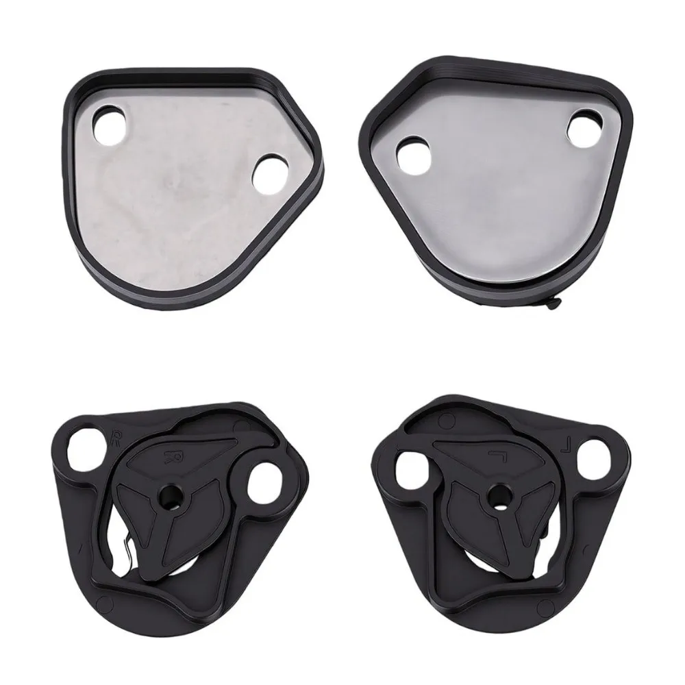 Steel Helmet Visor Base Screw Included Black Helmet Visor Screw Kit Precise Fit Helmet Visor Replacement Helmet Maintenance