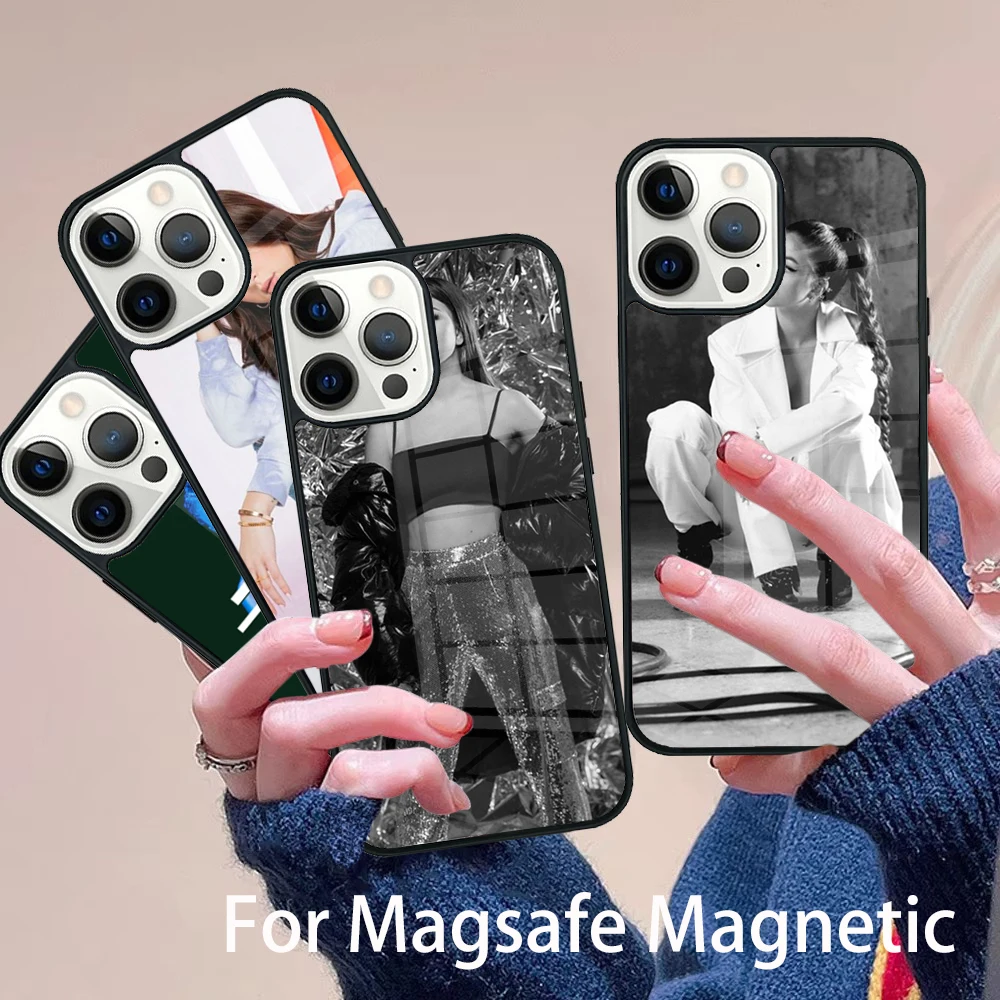 

Eva Queen Phone Case Magesafe Magnetic Wireless Charge Cover For IPhone 16 11 12 13 14 15 Pro Max Plus Mini