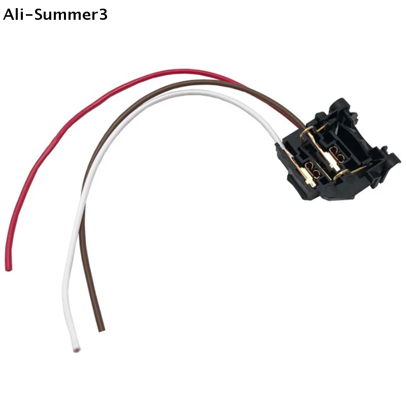 【S63】【Yy3】Schwarzer Auto-H7-Abblendlicht-Lampenhalter Adapter-Kabelbaum Passend für Focus 2 MK2 Focus 3 MK3