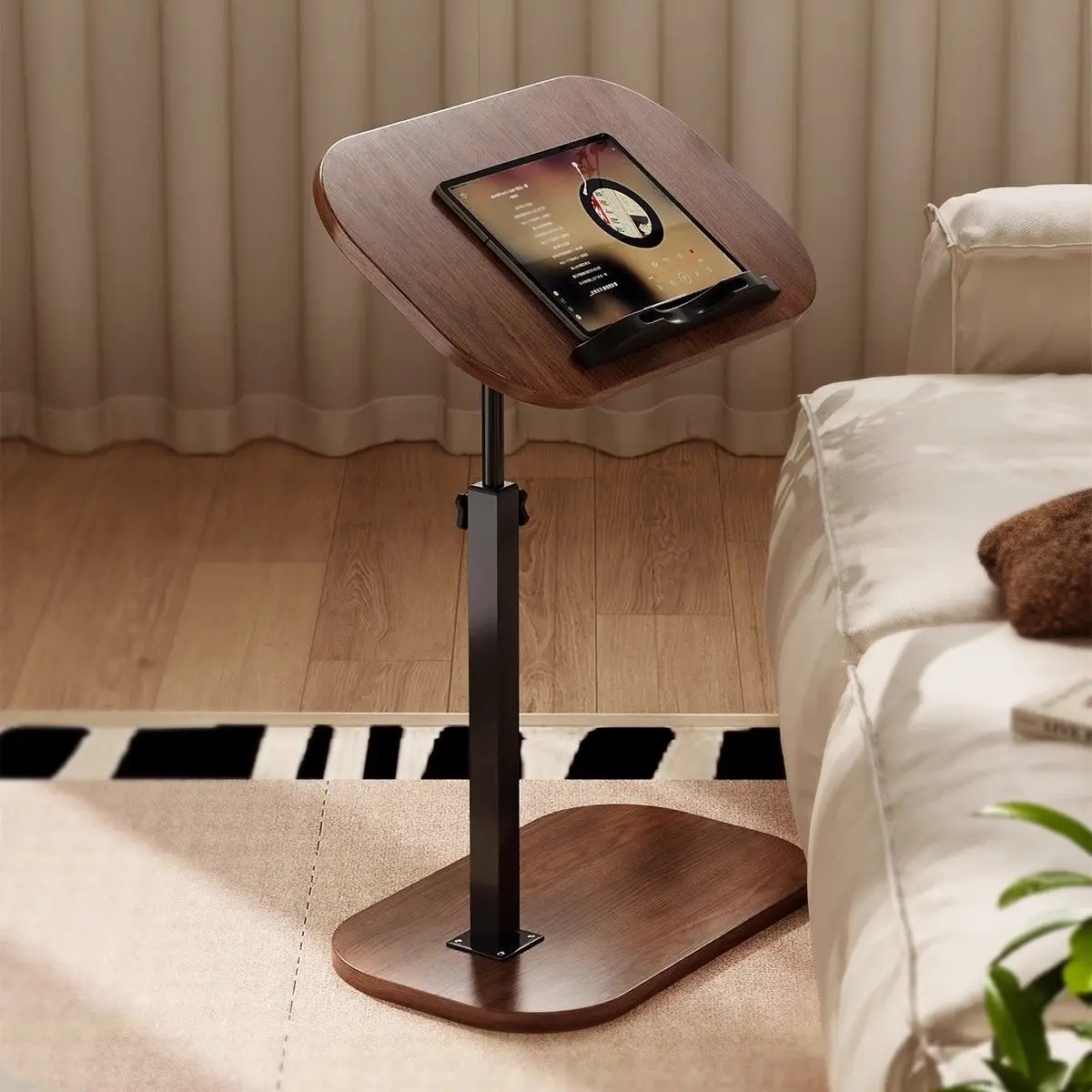 

Simple Modern Coffee Table Living Room Home Sofa Side Tables Bedroom Study Room Liftable Shelf Leisure Reversible Corner Tables