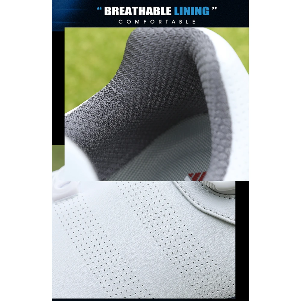 PGM XZ445 Golfschuhe Herren, gepolsterte, stoßdämpfende Sportschuhe, wasserdichte Golfschuhe mit Schnürsystem. – Detail 8
