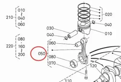 Connecting Rod 16241-22012 16292-22016 Fit for KUBOTA D1005 D1105 D905 V1505 V1305