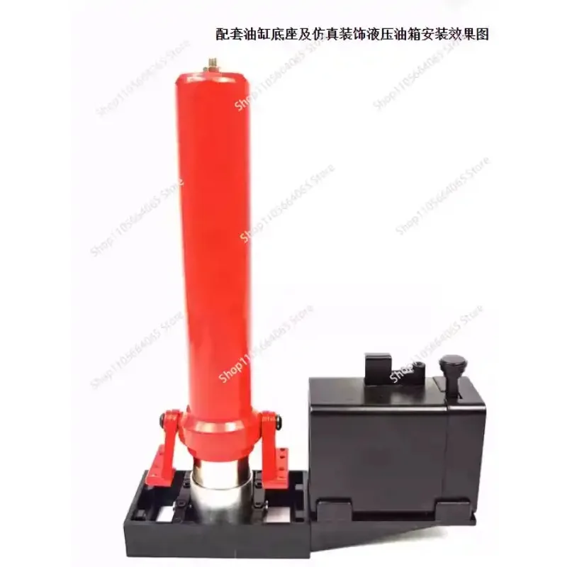 DIY Metal Front Multistage Hydraulic Lifting Cylinder 1/14  RC Tipper Truck Dump Car