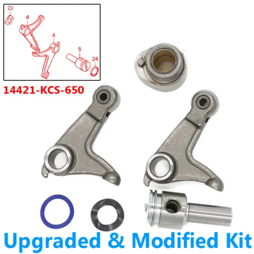 Motorcycle engine Part Upgrade Cam and Racing Silent Rocker Arm and pin Kit For HONDA CG125 200cc 250cc CG125 CG150 CG200