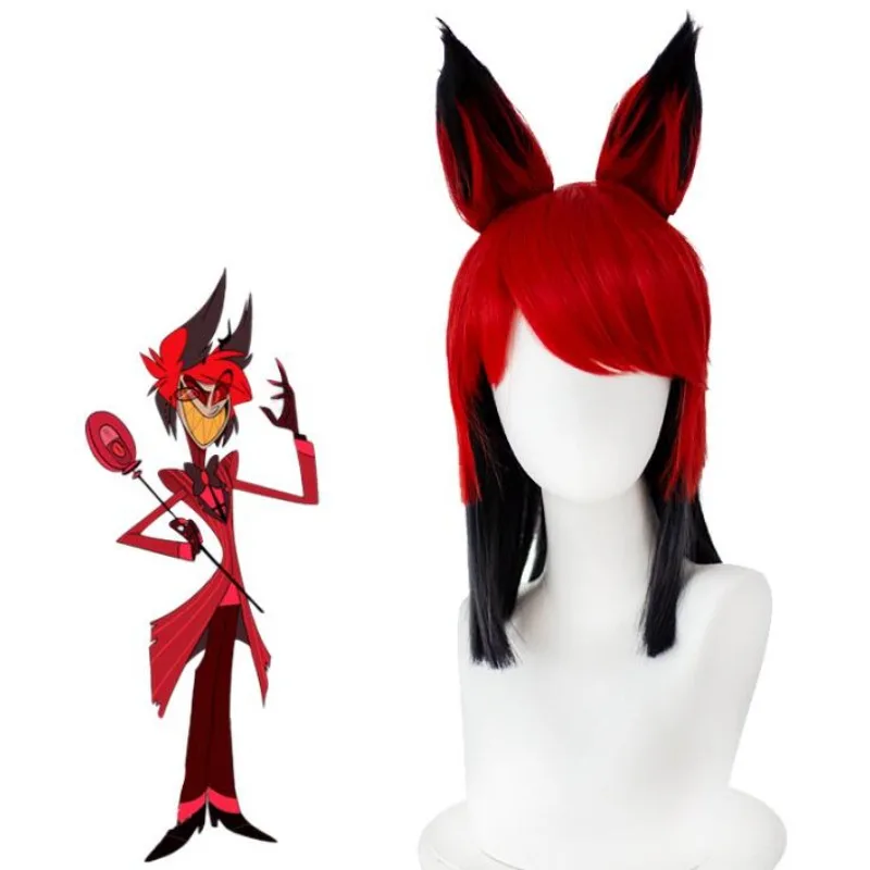 شعر مستعار تنكري للفنادق مع نظارات ، هازبين ، إكسسوارات شعر ، أزياء هالوين ، إكسسوارات كرنفال ، حفلة عيد الميلاد