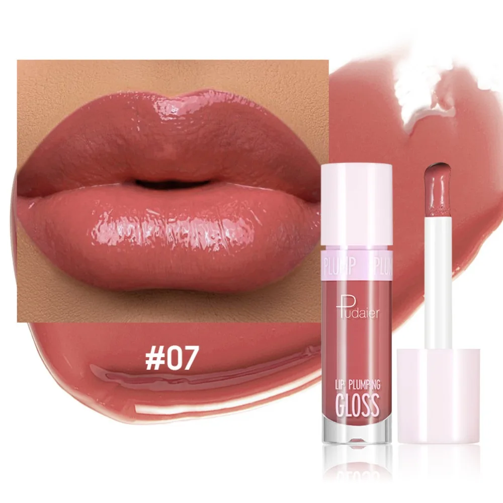 Hidratante Gengibre Menta Lip Glaze Lipgloss, Colorfast Non-stick Cup, Tinted During Lip Care, maquiagem Lip Gloss