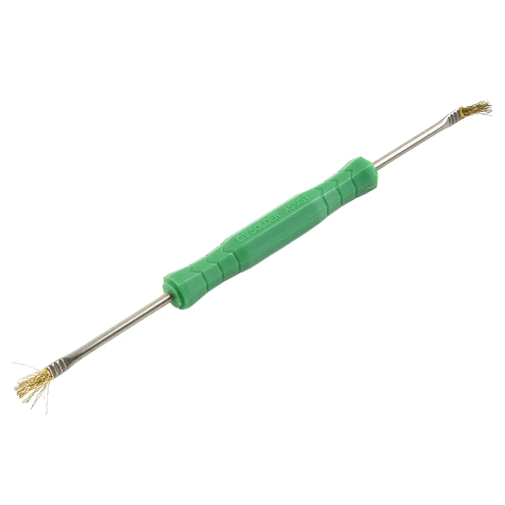 Imagem -03 - Aço Carbono Pcb Desoldering Ferramenta de Ajuda de Solda Auxiliar Ferramenta de Reparo de Limpeza Raspador Furador Escova Garfo Gancho Push Rod 6x