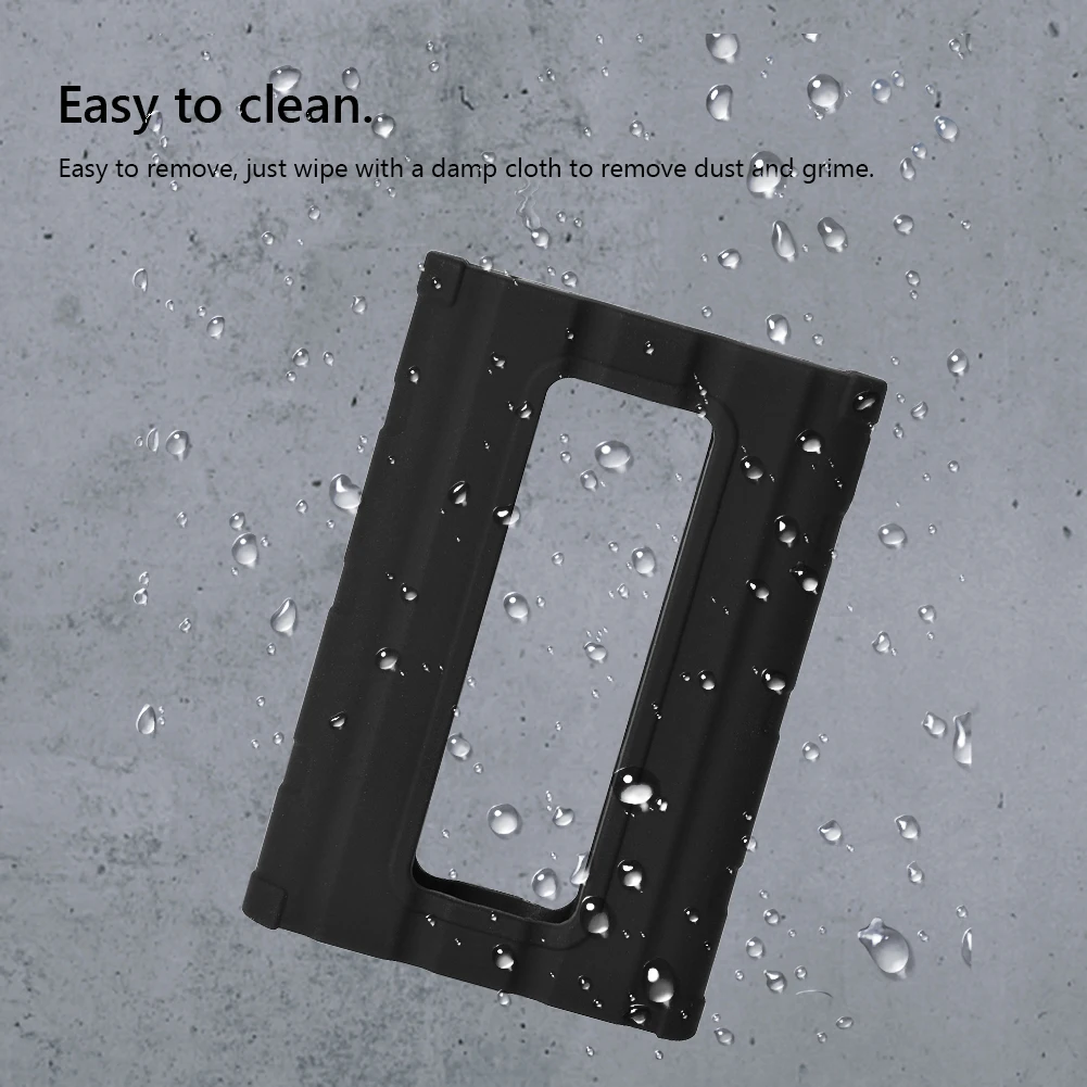 Funda de silicona para disco duro, cubierta protectora anticaída para SSD externo para Samsung T7 Shield, unidad de estado sólido portátil