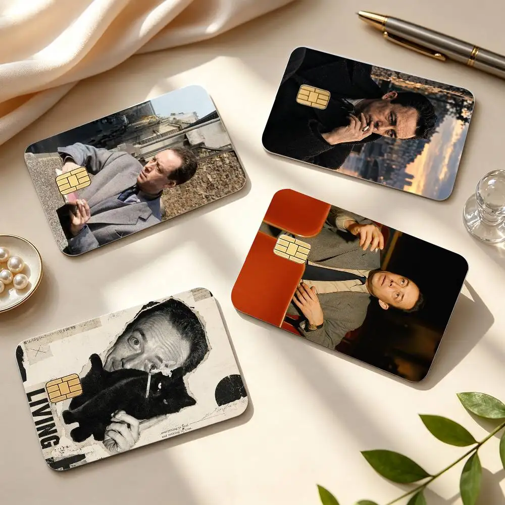 Thinker A-Albert C-Camus HD Credit Card Stickers Game Card Decal Small Chip Waterproof Sticker Gift Decor