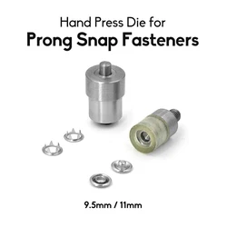 KALASO 1Set Prong Snap Fasteners Button Dies Mould Tool 9.5mm 11mm For DIY Craft Supplies