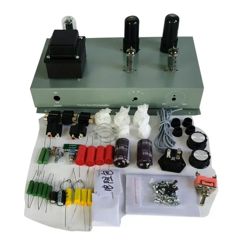 2019 ICAIRN Âm Thanh Đặc Biệt Cung Cấp Âm Thanh Nhà Ống 6J4 + 6P6P + 6Z5P Tiền Khuếch Đại DIY Bộ Dụng Cụ/Lắp Ráp Phiên Bản AC110V/220V Tùy Chọn