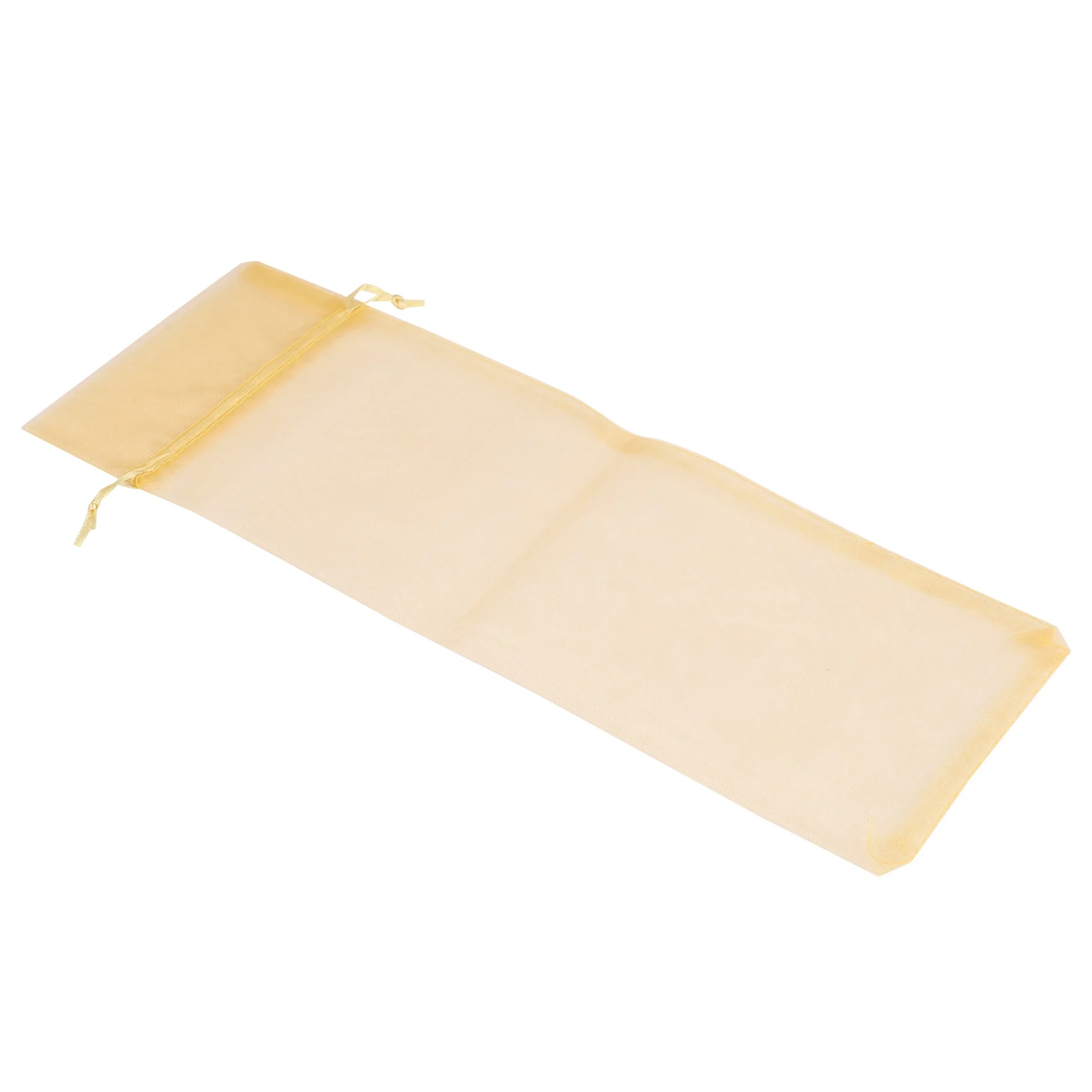 SLQZT 10 × أكياس هدايا لزجاجة النبيذ الأورجانزا الشفافة لحفلات الزفاف الحالية