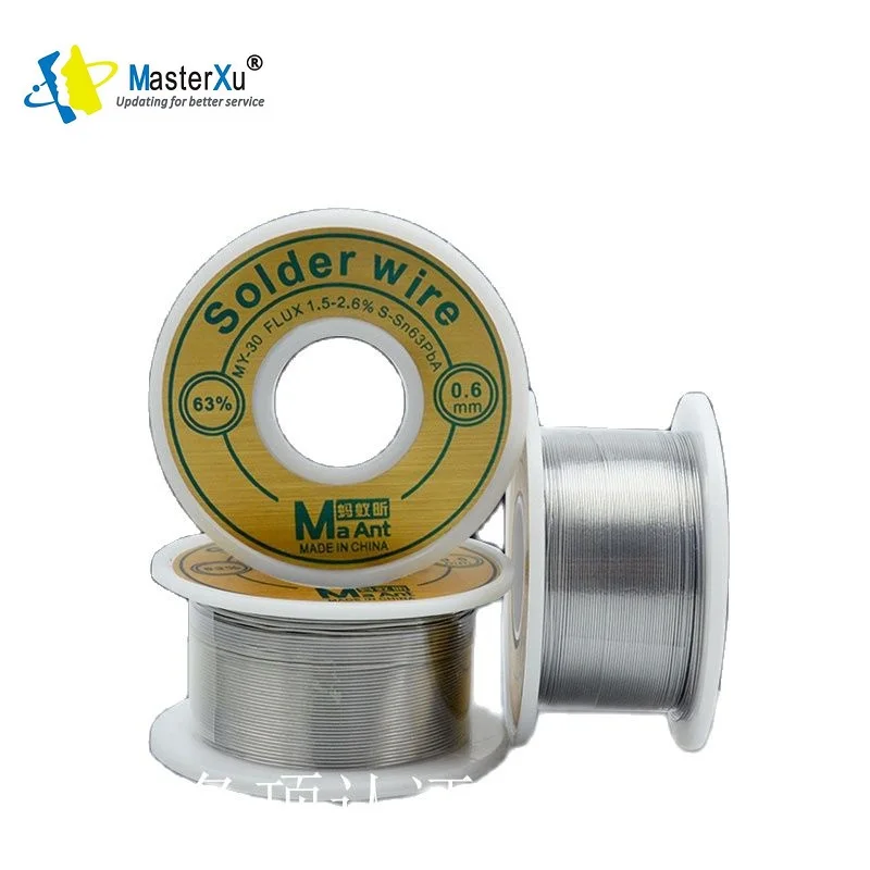 MaAnt Soldering Wire Super Tin Battery Cell Nickel Metal Sheet Plate Spot Welding Special Solder Line 0.8mm 0.6 0.5 0.4 0.3