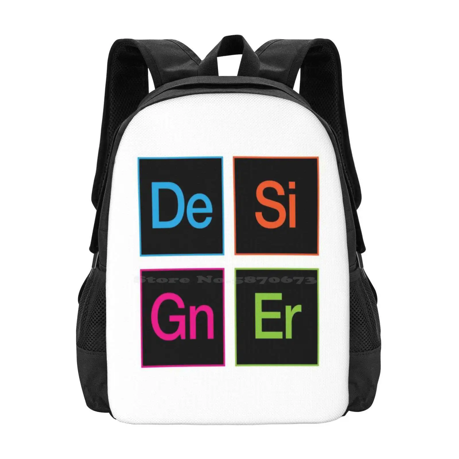 

Креативный люкс Дизайнер Icons Pattern Design Рюкзак Школьные сумки Люкс Графический дизайнер Промышленный дизайнер Дизайнер интерьера