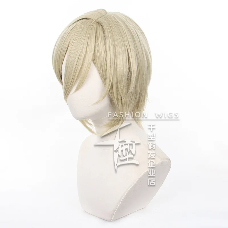 Alta Qualidade Ensemble Estrelas Tenshouin Eichi Cosplay Peruca 30cm Curto Resistente Ao Calor Sintético ES Perucas