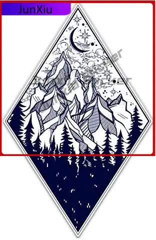 

Forest Mountains Adventure Retro Car Boat Motor Home Motor Home Waterproof Vinyl Decal Gift Aesthetic Vintage Cool Cool Funny