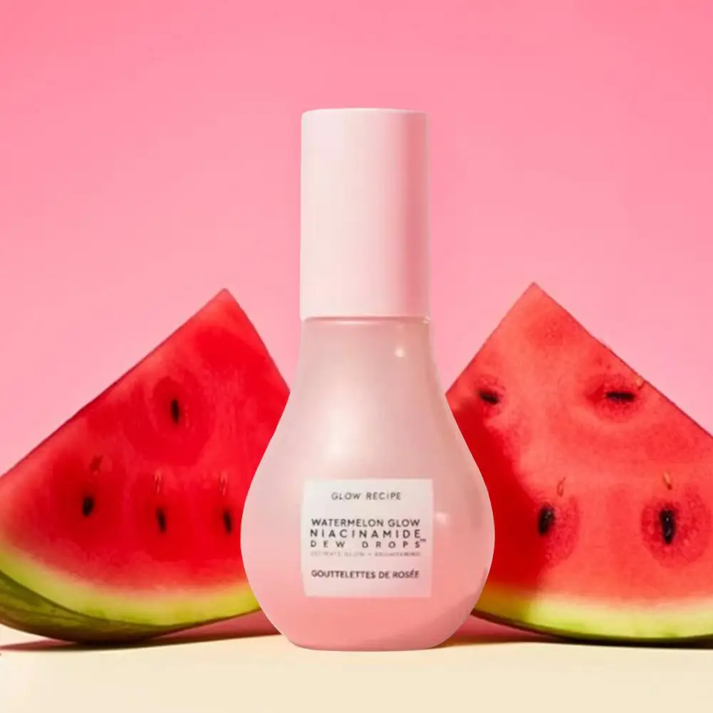 

40ML Niacinamide Serum Watermelon Niacinamide Dew Night Cream Hyaluronic Acid Skin Care With Small Light Bulb Design