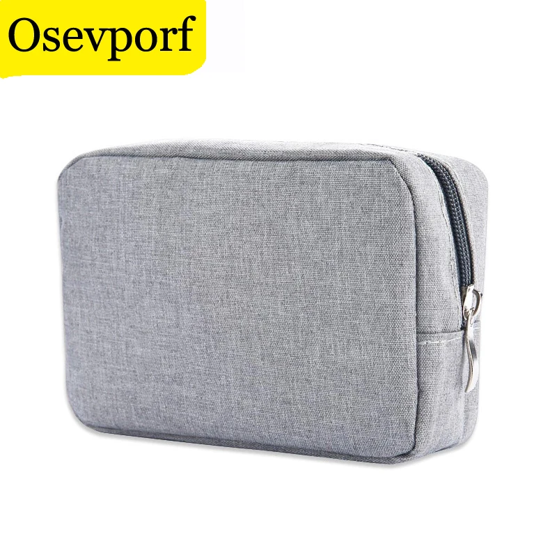 Storage Bag Case Farbic Cloth Square Purses Waterproof Card Key Holder Coins Pouch Earphone Bag Carry Cable Travel Organzier Box