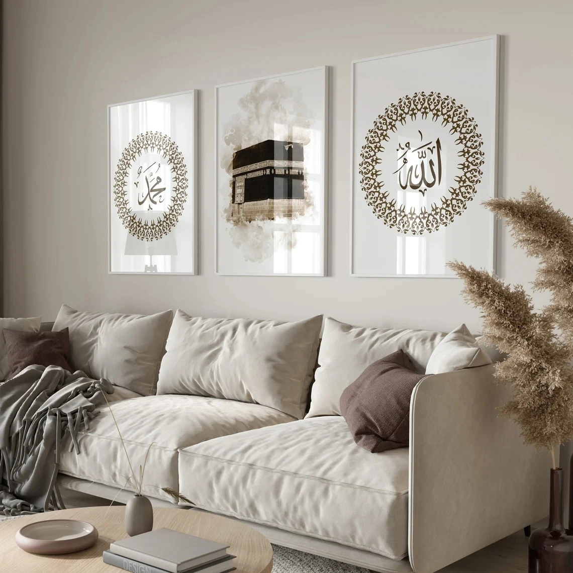3pcs frameless Canvas Painting - đánh giá và giá Wall Texture Spray