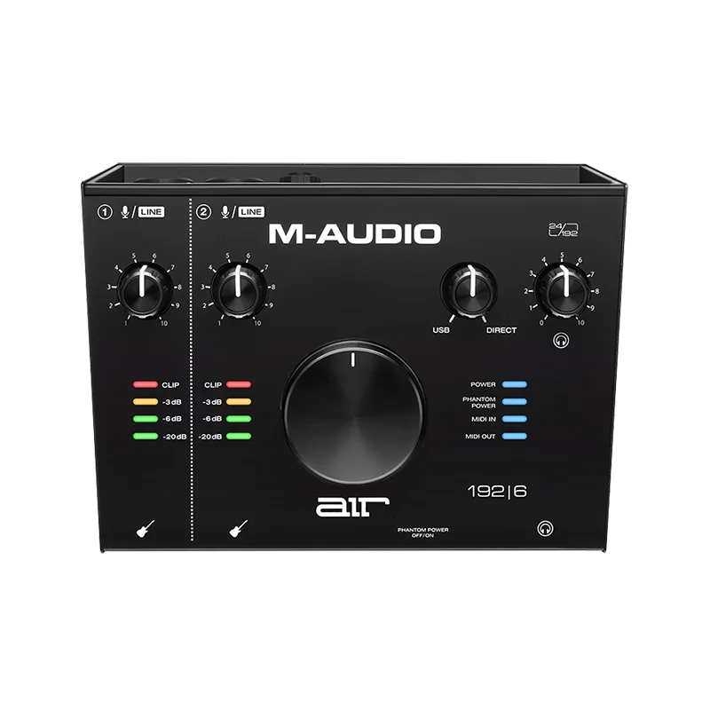 

M-AUDIO AIR 192-6 Recording Sound Card 2 in 2 Out Professional Audio Interface Recording Studio USB Sound Card