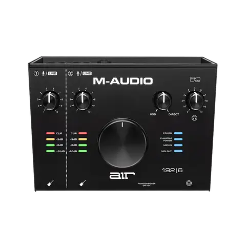 M-AUDIO AIR 192-6 Recording Sound Card  2 in 2 Out Professional Audio Interface Recording Studio USB Sound Card