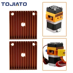 3D Printer Aluminum Motor Heatsink Black Gold Radiator 40 x 40 x 10mm for 42 stepper motor MK7/MK8 Extruder Heat Sink