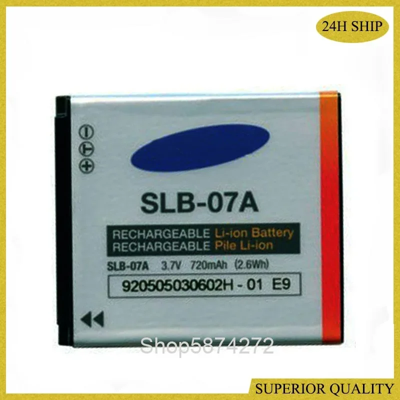 

10 шт./лот SLB-07A для SAMSUNG SLB 07A Сменный аккумулятор для камеры Samsung ST45 ST50 ST500 ST550 ST600 PL150 Аккумулятор для камеры