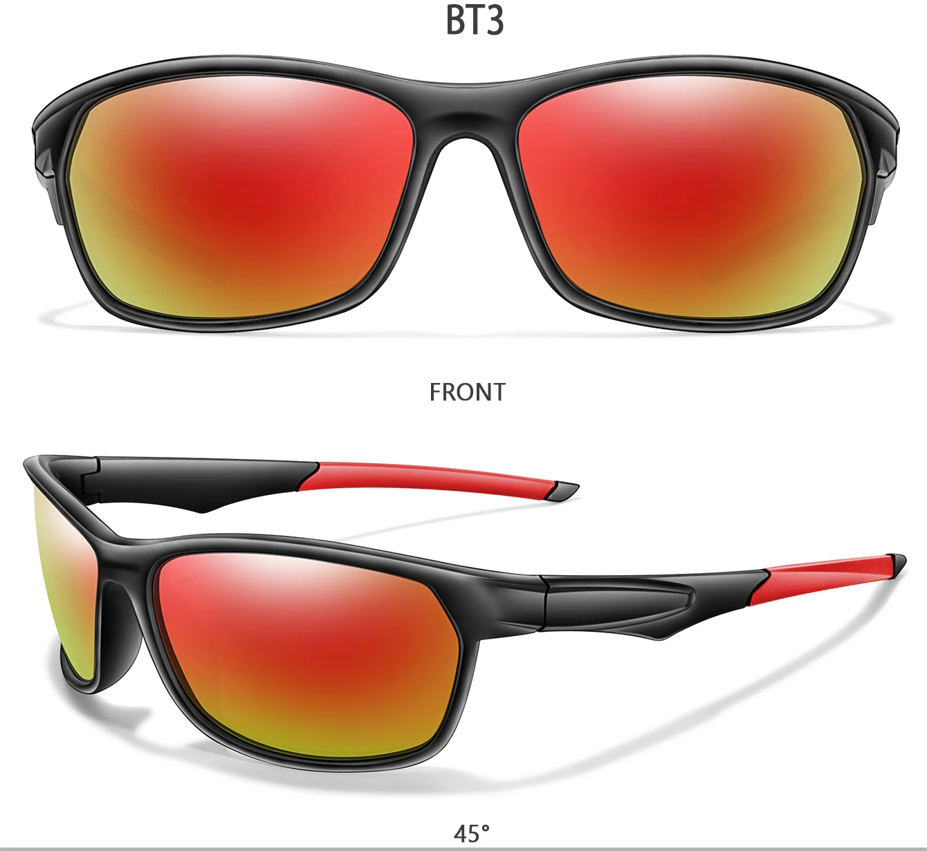 KAROS Marken-Polarisierte Sonnenbrille für Herren, Anglerbrille, Klassische Fahrbrille – Detail 6