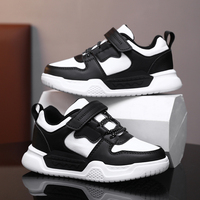 Fashion Luxury Children Sneaker Boy Sports Shoes Size 28-39 Autumn PU Leather Flat Skate Sneaker Kids School Shoes for Boy
