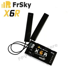 FrSky X6R 2.4G 16CH SBUS 수신기 PCB 안테나, Taranis X9D 점퍼 T16 T18 라디오마스터 TX16S RC 드론용 스마트 포트 데이터 리턴